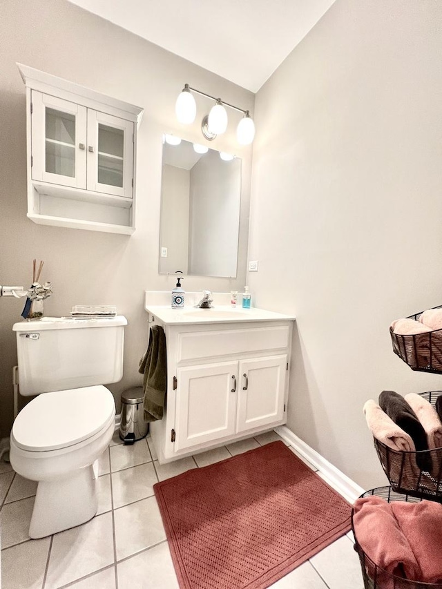 14011 Creek Crossing Dr, Orland Park, IL 60467 - bathroom featuring vanity and tile patterned floors