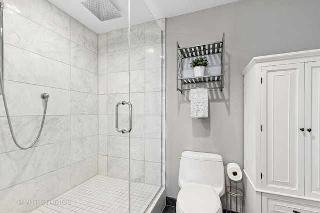 424 Park Ave Unit 604, River Forest, IL 60305 - bathroom with a stall shower and toilet