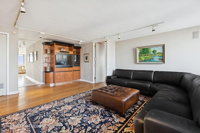 1110 N Lake Shore Dr Unit 20N, Chicago, IL 60611 - living room with track lighting and light wood-style floors
