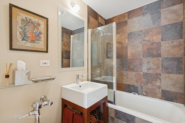 2970 N Lake Shore Dr Unit 7B-7C, Chicago, IL 60657 - bathroom featuring tiled shower / bath and vanity