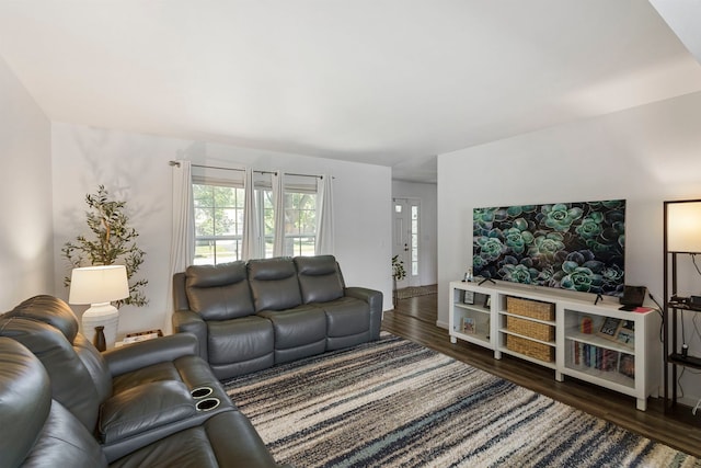 2011 University Dr, Naperville, IL 60565 - living area featuring dark wood finished floors