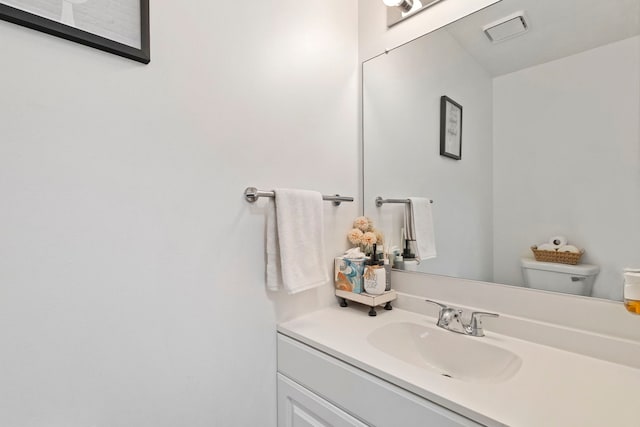 2011 University Dr, Naperville, IL 60565 - half bathroom with vanity and toilet
