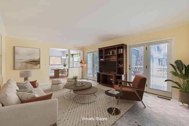 201 S Wulff St, Cary, IL 60013 - living room featuring carpet floors