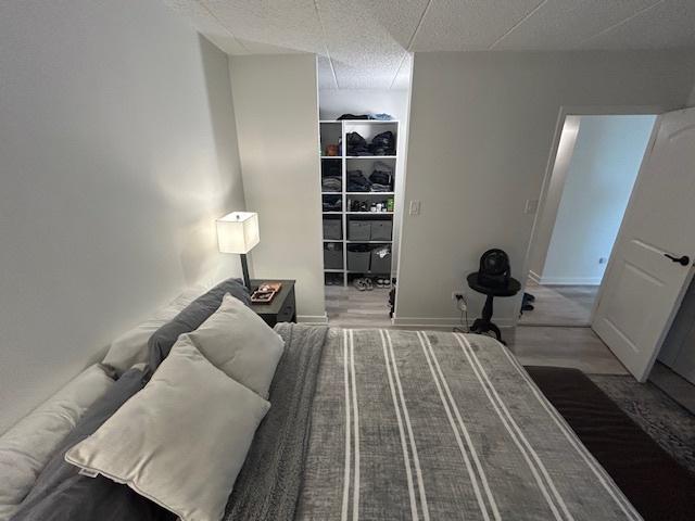 9098 Terrace Dr Unit 3E, Niles, IL 60714 - bedroom with a spacious closet and wood finished floors