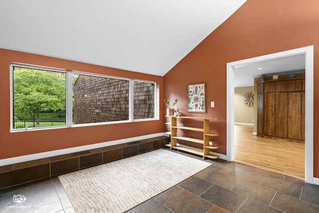 1886 N Springview Dr, Kankakee, IL 60901 - interior space with lofted ceiling