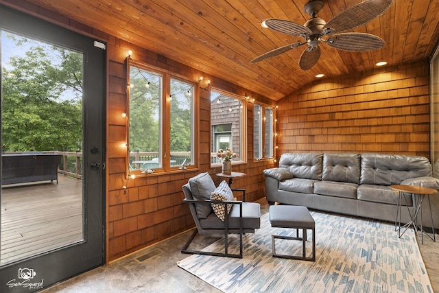 1886 N Springview Dr, Kankakee, IL 60901 - sunroom / solarium with lofted ceiling and healthy amount of natural light