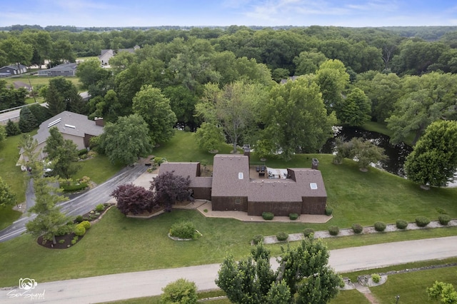 1886 N Springview Dr, Kankakee, IL 60901 - aerial view of property and surrounding area featuring a forest
