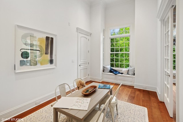 78 Wagner Rd, Northfield, IL 60093 - sitting room with wood finished floors, crown molding, and a towering ceiling