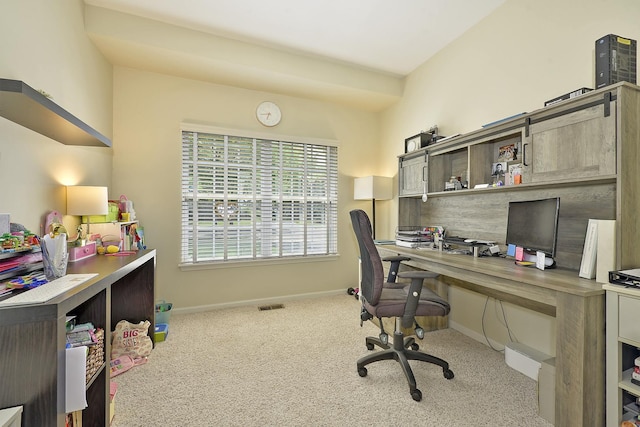 2131 Claremont Ln, Lake In The Hills, IL 60156 - home office with carpet floors and baseboards