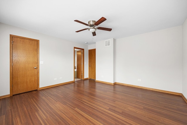 1301 Bridgehampton Dr, Plainfield, IL 60586 - unfurnished room with wood finished floors and a ceiling fan