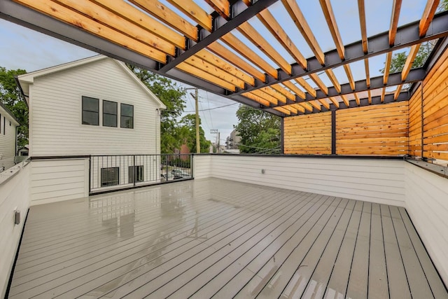 2902 N Seeley Ave, Chicago, IL 60618 - wooden deck with a pergola