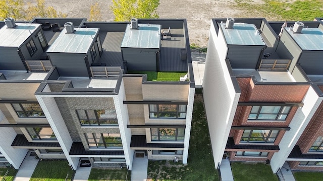3124 S Benson St Unit 6, Chicago, IL 60608 - drone / aerial view