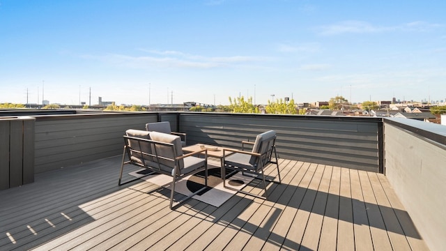 3124 S Benson St Unit 6, Chicago, IL 60608 - view of wooden terrace