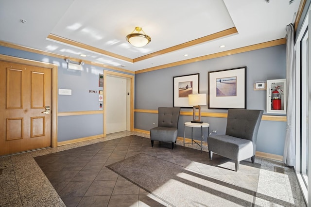 820 Weidner Rd Unit 405, Buffalo Grove, IL 60089 - common area with crown molding and recessed lighting
