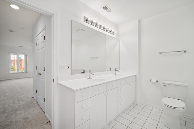 820 Weidner Rd Unit 405, Buffalo Grove, IL 60089 - bathroom with double vanity and tile patterned floors
