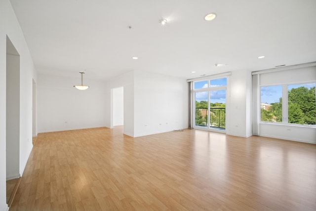 820 Weidner Rd Unit 405, Buffalo Grove, IL 60089 - spare room with light wood finished floors and recessed lighting