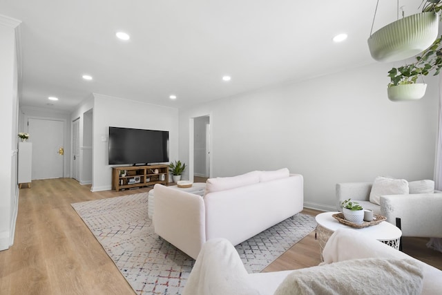 429 Wesley Ave Unit 301, Oak Park, IL 60302 - living area with light wood-style floors and recessed lighting