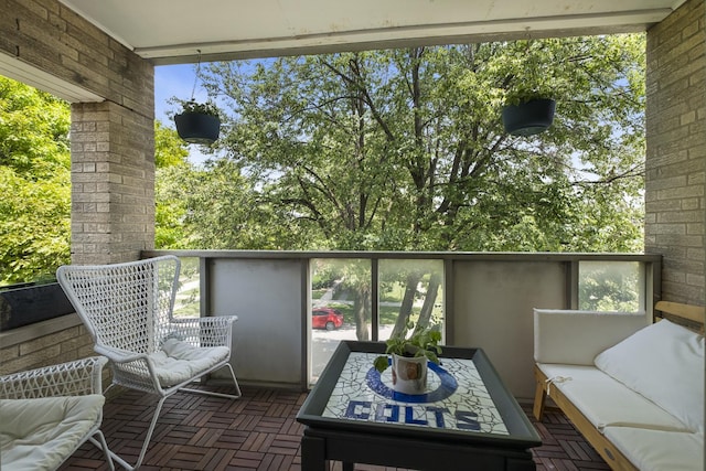 429 Wesley Ave Unit 301, Oak Park, IL 60302 - balcony with an outdoor living space