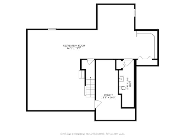 view of room layout