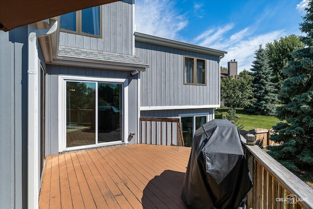 1809 Winmont Ct, Montgomery, IL 60538 - deck with a grill
