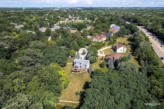 1809 Winmont Ct, Montgomery, IL 60538 - aerial view of property's location featuring a forest