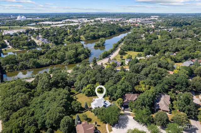 1809 Winmont Ct, Montgomery, IL 60538 - aerial overview of property's location with a nearby body of water