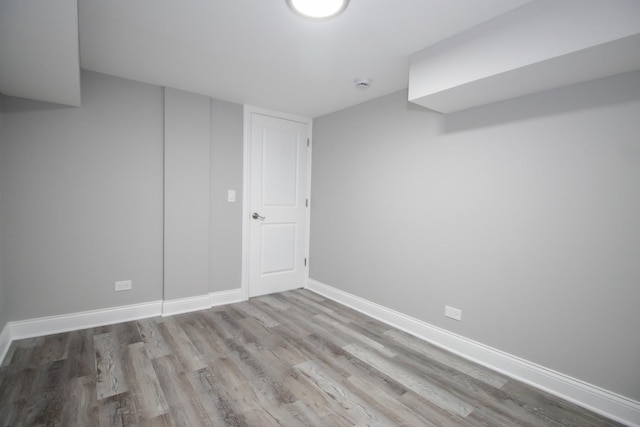 8930 S Throop St, Chicago, IL 60620 - finished below grade area with wood finished floors and baseboards