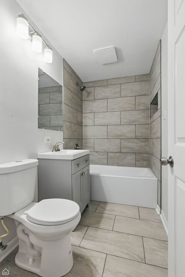 5301 State Rd, Burbank, IL 60459 - bathroom featuring vanity and shower / tub combination