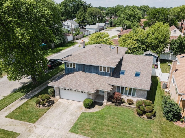 11254 S Whipple St, Chicago, IL 60655 - aerial view of property and surrounding area