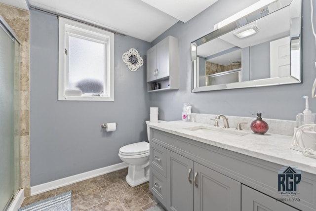 8825 Abbey Ln, Orland Park, IL 60462 - bathroom featuring vanity and a shower stall