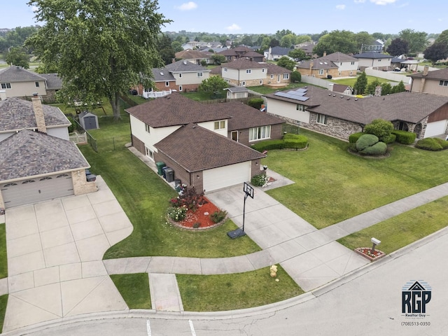 8825 Abbey Ln, Orland Park, IL 60462 - aerial perspective of suburban area