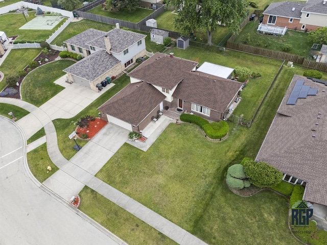 8825 Abbey Ln, Orland Park, IL 60462 - aerial perspective of suburban area