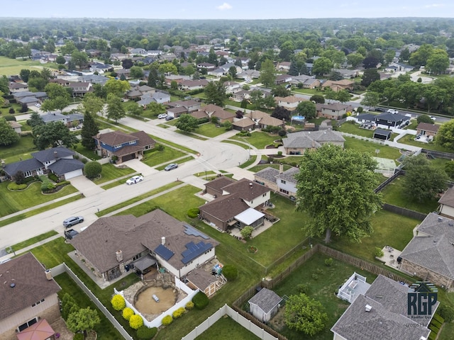 8825 Abbey Ln, Orland Park, IL 60462 - aerial overview of property's location with nearby suburban area
