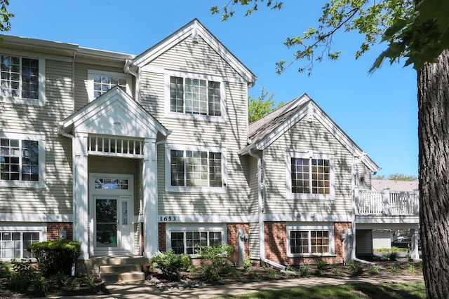 1653 Geneva Dr, Wheeling, IL 60090 - view of front of property featuring brick siding
