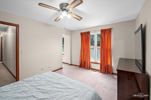 1348 Amaranth Dr, Naperville, IL 60564 - carpeted bedroom featuring baseboards and ceiling fan