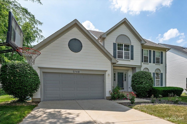 1348 Amaranth Dr, Naperville, IL 60564 - traditional-style home with driveway