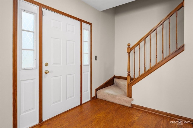 1348 Amaranth Dr, Naperville, IL 60564 - entryway featuring wood finished floors, stairs, and healthy amount of natural light