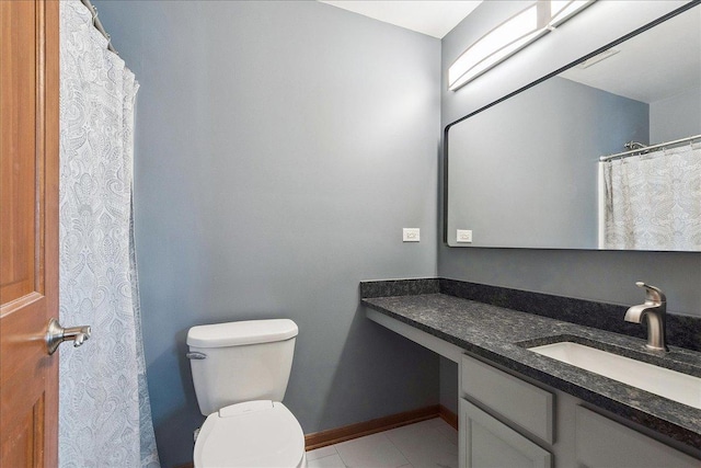 2447 Saddle Ridge Dr, Joliet, IL 60432 - full bath featuring vanity and tile patterned floors