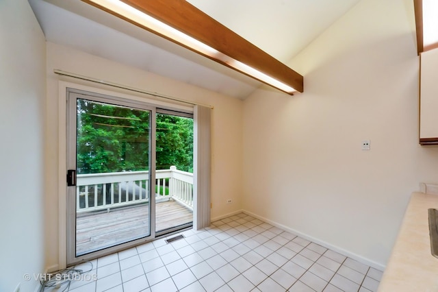 1257 Ballantrae Pl Unit C, Mundelein, IL 60060 - spare room with light tile patterned floors and baseboards