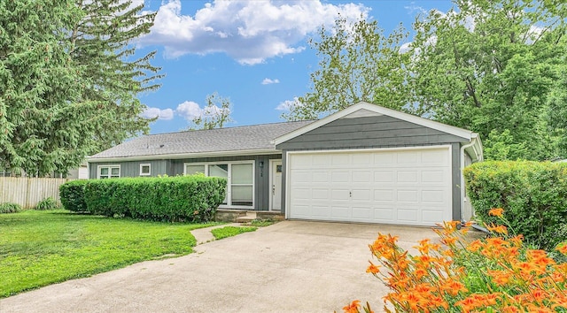 724 Dover Pl, Champaign, IL 61820 - ranch-style home featuring concrete driveway and a garage