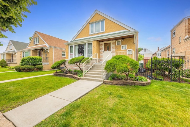 4512 S Trumbull Ave, Chicago, IL 60632 - bungalow-style house featuring covered porch and brick siding