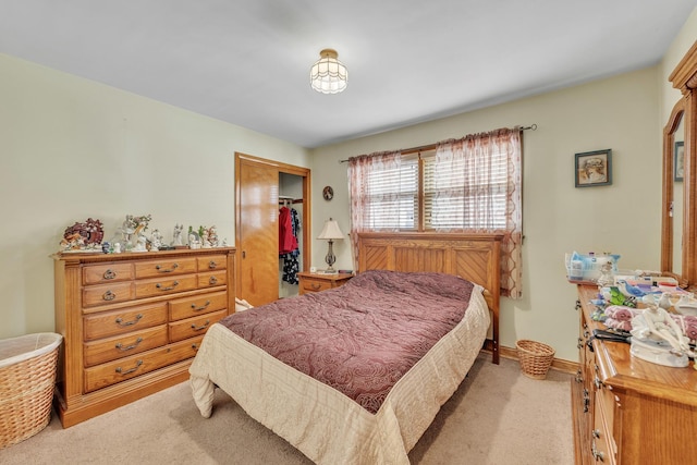 4512 S Trumbull Ave, Chicago, IL 60632 - carpeted bedroom featuring a closet and baseboards