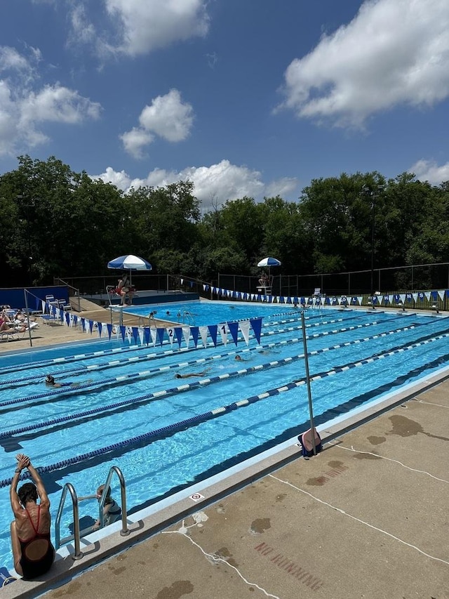 5341 Grand Ave, Downers Grove, IL 60515 - community pool featuring view of scattered trees