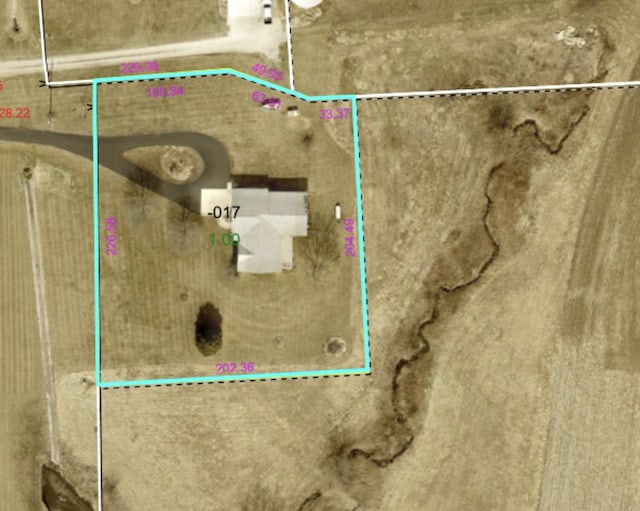 3472 N Il St Unit 23, Ottawa, IL 61350 - aerial map of property and surrounding area with property boundaries highlighted