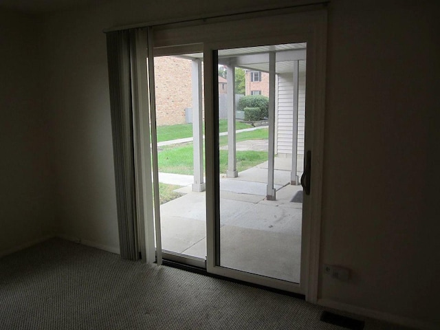 1769 Sessions Walk Unit C, Hoffman Estates, IL 60169 - doorway with carpet flooring