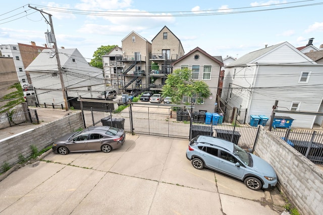 1242 W Ohio St Unit 2E, Chicago, IL 60642 - view of front of property with a gate