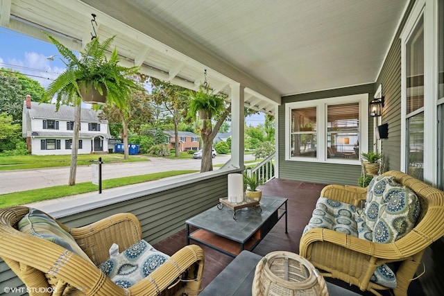 128 Coolidge Ave, Barrington, IL 60010 - porch featuring an outdoor living space