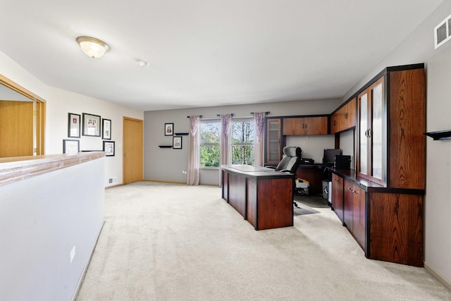 1018 Butterfield Cir E, Shorewood, IL 60404 - office area featuring light carpet