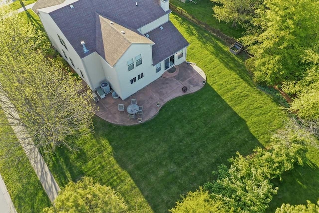 1018 Butterfield Cir E, Shorewood, IL 60404 - aerial view of property and surrounding area