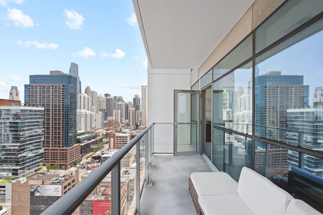303 W Ohio St Unit 2302, Chicago, IL 60654 - balcony with a view of skyline